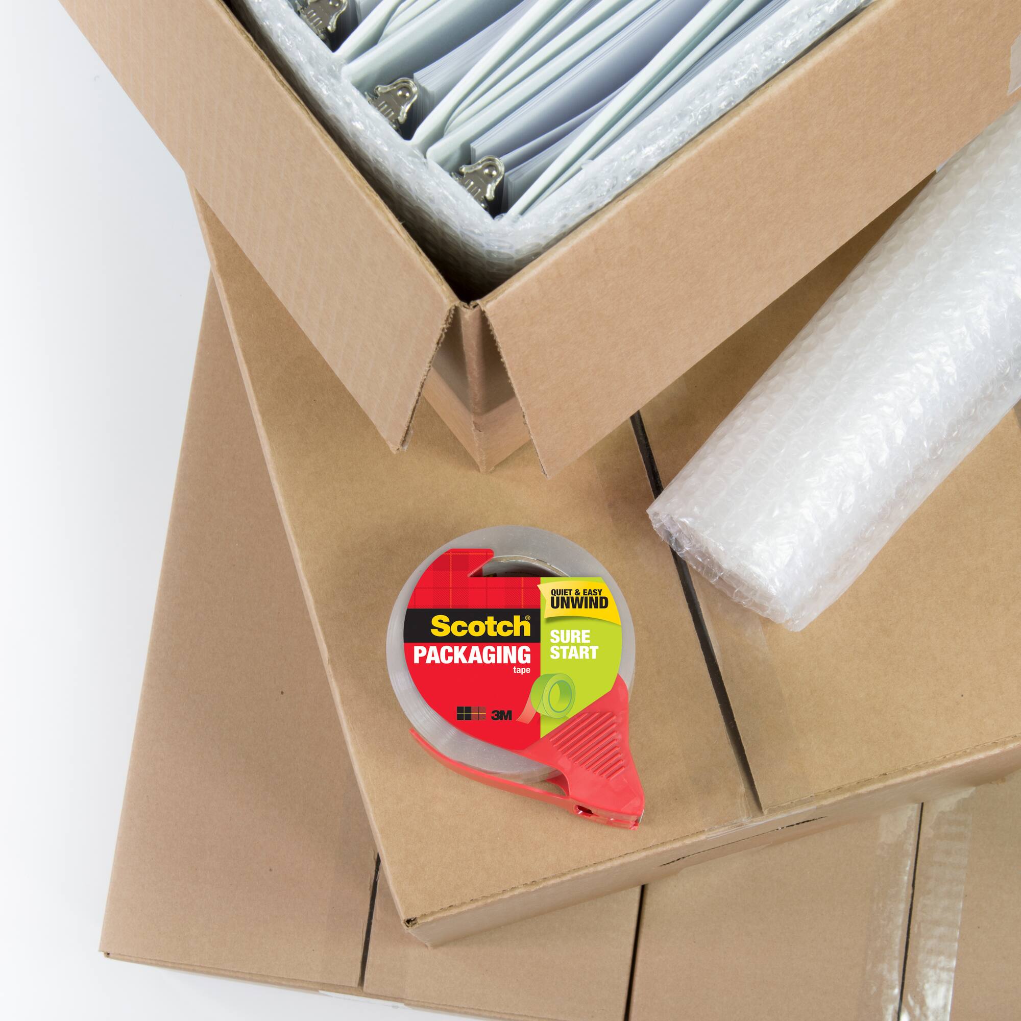6 Pack: Scotch® Sure Start Packaging Tape